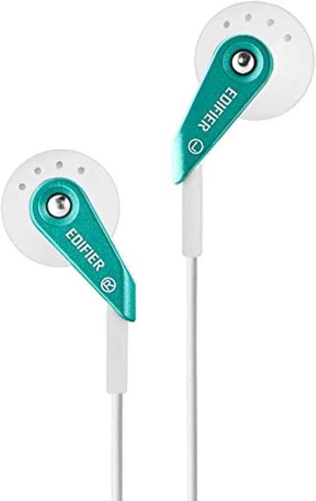 Alt view image 6 of 7 - Edifier H185 Headphones Hi-Fi Classic Earbud Style Earphones - Green