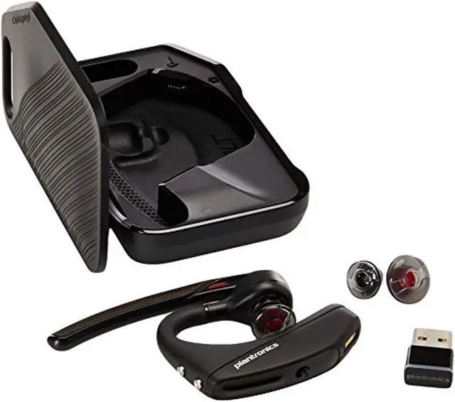 Alt view image 8 of 11 - Plantronics Voyager 5200 UC Earset - Wireless - Bluetooth - 98.4 ft6.80 kHz - Earbud, Over-the-ear - Monaural - In-ear - Noise Reduction, Echo Cancelling Microphone - Noise Canceling