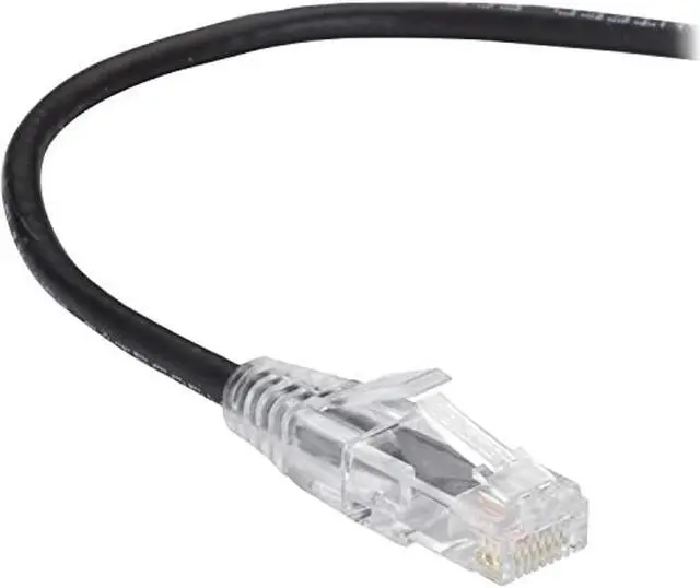 Alt view image 4 of 10 - BLACK BOX C6APC28-BK-02 CAT6A 500-MHZ STRANDED ETHERNET PATCH CABLE - UNSHIELDED (UTP), CM PVC, SNAGLESS
