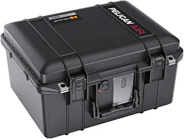 Main image of pelican air 1507 case no foam (2020 edition with push button latches) - black, 015070-0011-110