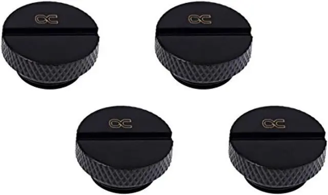 Alt view image 8 of 8 - Alphacool Eiszapfen G1/4" Plug, Deep Black, 4-pack
