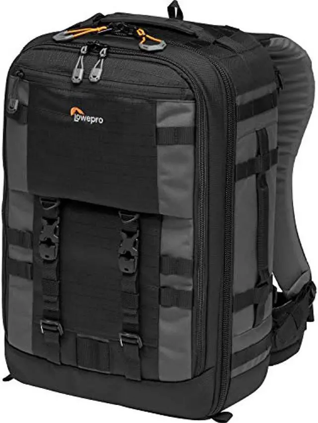 Alt view image 6 of 20 - Lowepro Pro Trekker BP 350 AW II Backpack for Pro CSC/STD DSLR, Black/Dark Gray