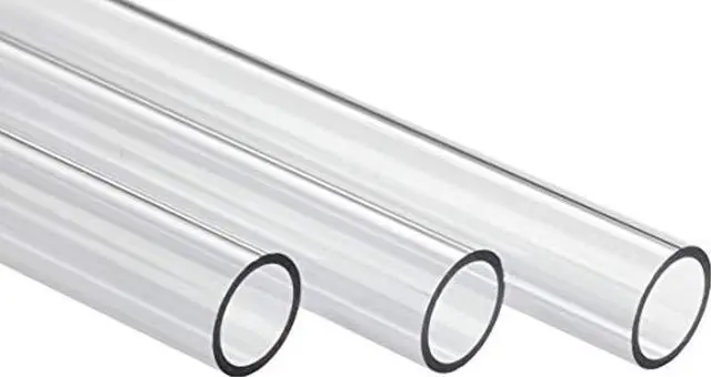 Alt view image 3 of 3 - Corsair Hydro X Series XT Hardline 12mm Tubing, 1 Meter, Clear, 3-pack