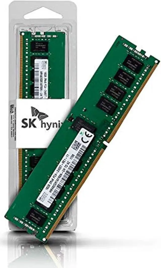 Alt view image 2 of 4 - hynix 16gb ddr4 pc419200 2400mhz ecc reg dimm model hma82gr7afr8nuh