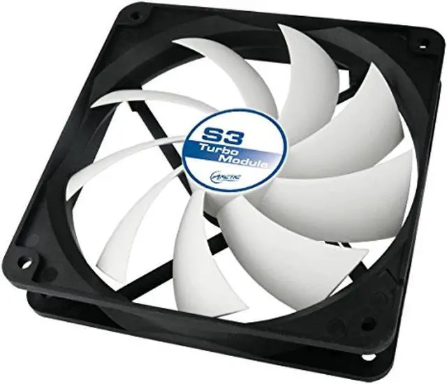 Main image of arctic s3 turbo module - powerful ventilation add-on for accelero s3 - 120 mm fan for increasing the cooling performance to 200 watts - extension fan graphics card cooler accelero
