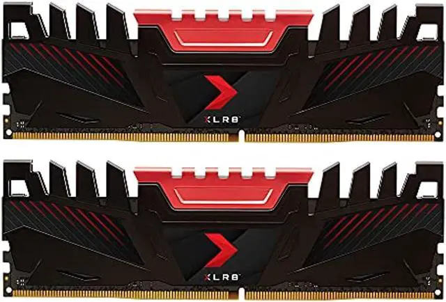 Alt view image 8 of 20 - PNY XLR8 16GB (2 x 8GB) DDR4 3200 (PC4-25600) CL16 288-Pin SDRAM Desktop Memory Model MD16GK2D4320016AXR