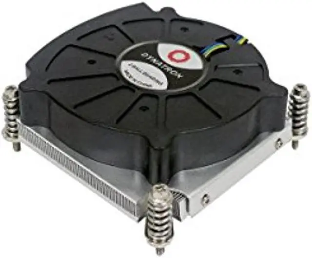 Alt view image 3 of 3 - Dynatron K6 Low power CPU cooling solution. 80x80x15 mm PWM blower with Aluminum heatsink for 1U