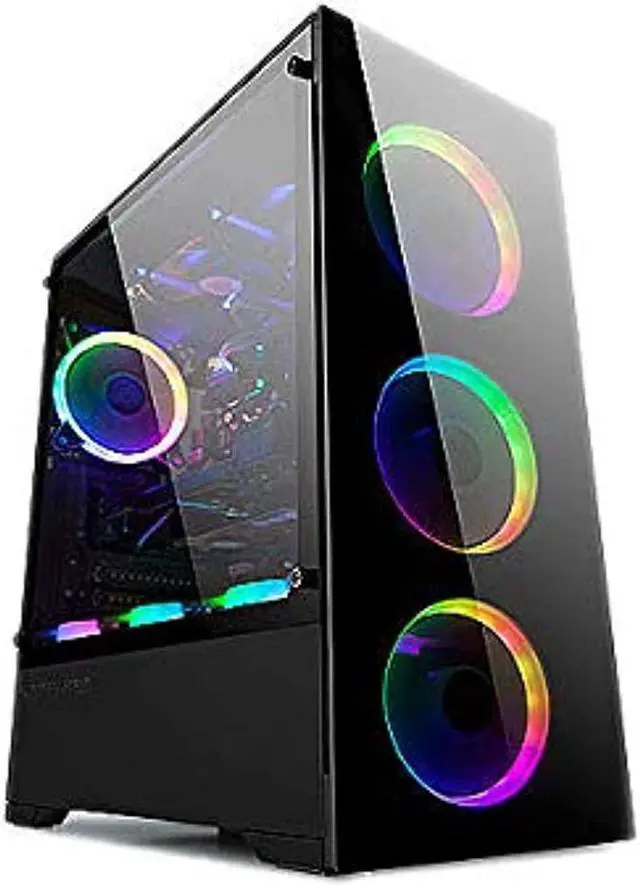 Alt view image 7 of 7 - BGears b-Voguish Full Tempered Glass Dual Chamber layout Mid Tower case