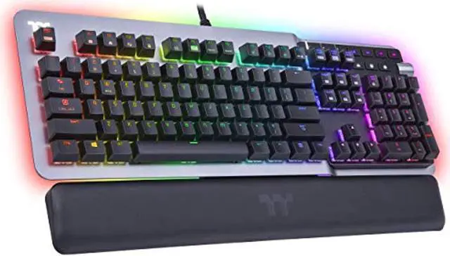 Alt view image 4 of 13 - Thermaltake ARGENT K5 RGB Gaming Keyboard GKBKB5SSSRUS01