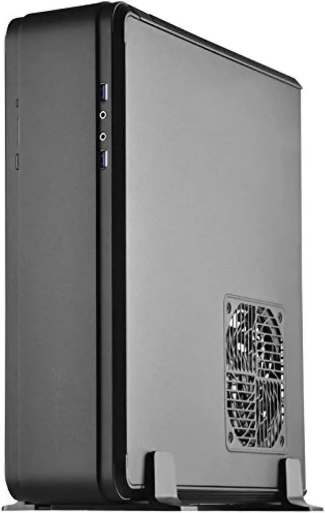 Main image of silverstone ftz01b-e aluminum unibody mini-itx small form factor computer case with atx support in black ftz01b-e-x