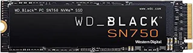 Alt view image 7 of 14 - WD - Black SN750 NVMe SSD 1TB Internal PCI Express 3.0 x4 (NVMe) Solid State Drive for Laptops Western Digital WDBRPG0010BNC-WRSN