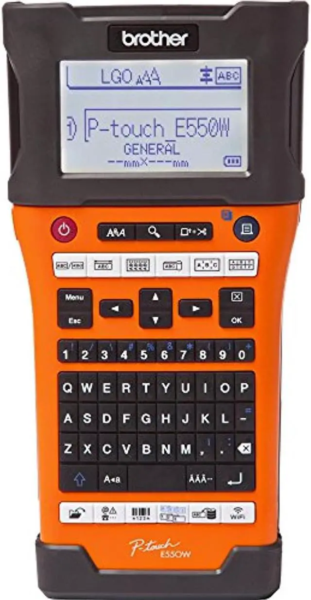 Alt view image 5 of 20 - Brother P-touch EDGE PT-E550W Electronic Label Maker