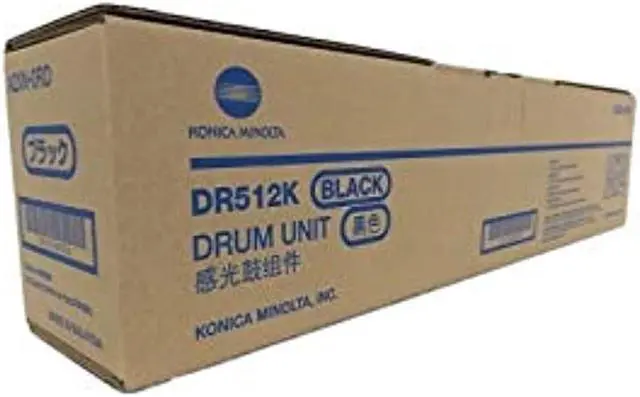 Alt view image 5 of 7 - Konica Minolta DR-512K 120K Page Yield Black Drum Unit for Bizhub C364 C454 C554 A2XN0RD