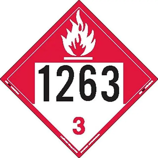 Alt view image 2 of 2 - LABELMASTER ZEZ91263 Combustible Liquid Placard,Vinyl,PK25
