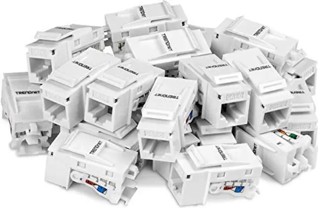 Alt view image 18 of 20 - TRENDnet TC-K25C6 Cat6 Keystone Jack - 25-Pack