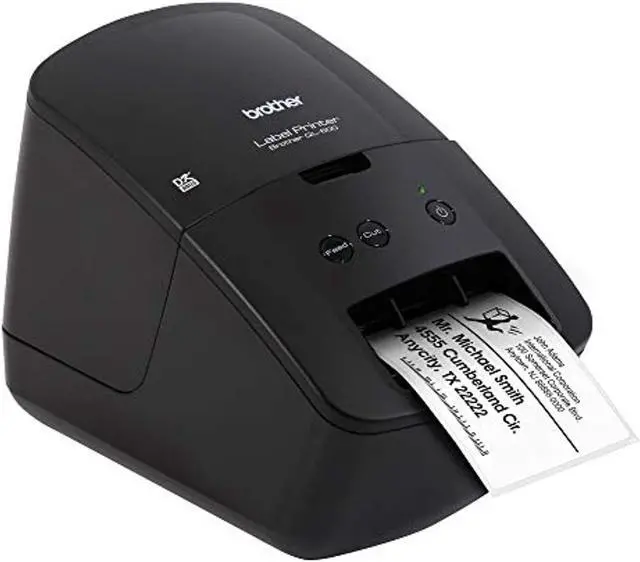 Alt view image 7 of 13 - Brother QL-600 Direct Thermal Printer Monochrome Desktop Label Print QL600