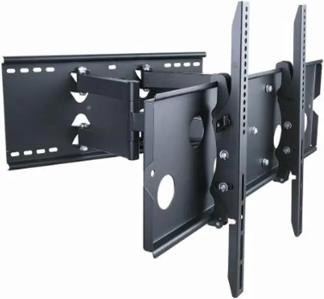 Alt view image 9 of 20 - Monoprice Titan Series Full Motion Wall Mount For Large 32" - 60" Inch TVs Displays, Max 175 LBS. 50x50 to 750x450, Black, Rohs Compliant