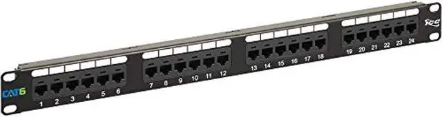 Alt view image 2 of 2 - ICC ICC-ICMPP02460 PATCH PANEL CAT 6 24-PORT 1 RMS