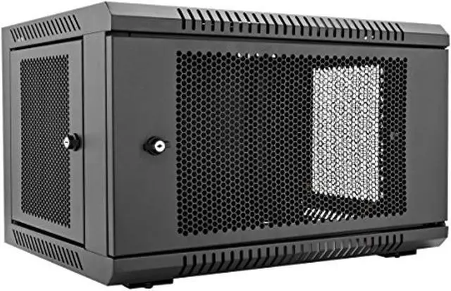 Alt view image 10 of 20 - 6U RACK WALL MOUNT ENCLOSURE
