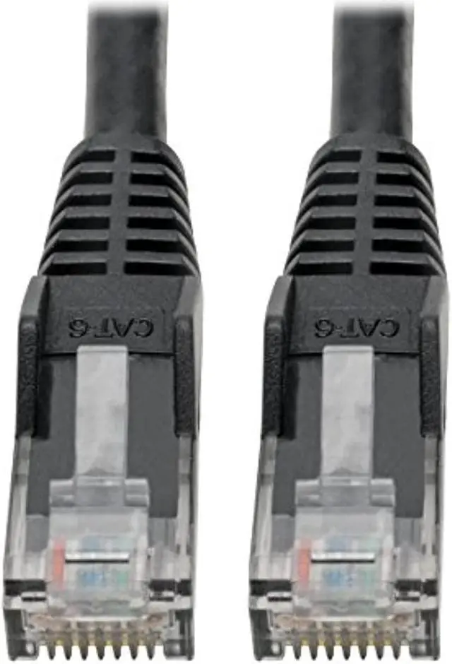 Alt view image 13 of 20 - Tripp Lite N201-06N-BK Premium Cat6 Gigabit Snagless Molded Utp Patch Cable, 24 Awg, 550 Mhz/1 Gbps (Rj45 M/M) , Black, 6 In. - Patch Cable - Rj-45 (M) To Rj-45 (M) - 5.9 In - Utp - Cat 6 - Ieee 802.