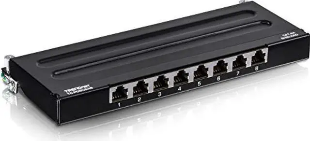 Alt view image 11 of 14 - TRENDnet TC-P08C6AS 8-Port Cat6A Shielded Wall
