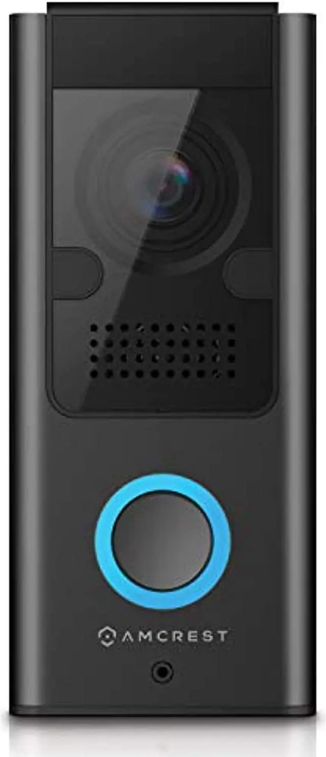 Alt view image 13 of 14 - Amcrest Video Doorbell Camera, 2.4 GHz Wi-Fi Doorbell Camera, IP55 Weatherproof, Two-Way Audio, 140º Wide Angle, AD110