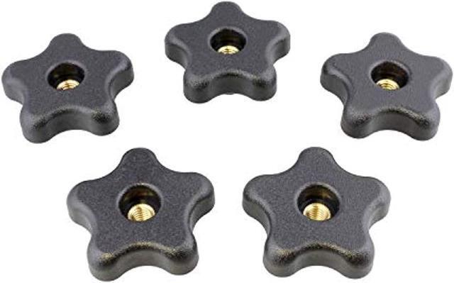 Alt view image 7 of 8 - DCT | Star Knobs 5/16”-18 Clamping Knob Threaded Knobs – T Knob Jig Knobs 5-Pack