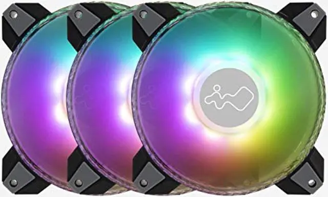 Alt view image 4 of 9 - InWin Saturn 120MM Addressable RGB Triple Fan Kit