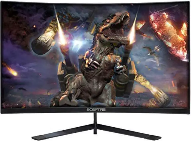 Alt view image 18 of 20 - Sceptre 23.6" Metal Black C248B-144RN Full HD 1920x1080 144Hz AMD FreeSync DisplayPort 2xHDMI Built-in Speakers Edge-less Curved Gaming LED Monitor