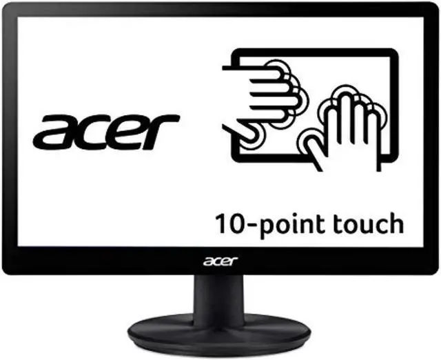 Alt view image 4 of 4 - Acer UM.ZP7AA.002 Black 15.6" Touchscreen Monitor 220 cd/m2 400:1