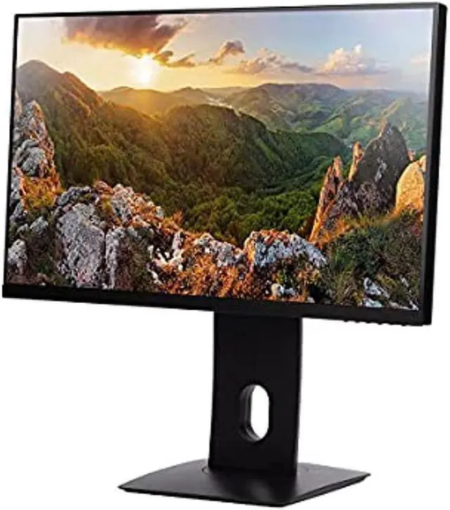 Alt view image 6 of 7 - Monoprice CrystalPro Monitor - 32in, 4K UHD, 60Hz, 65W USB-C, Height Adjustable Stand, VA, For Business and Gaming