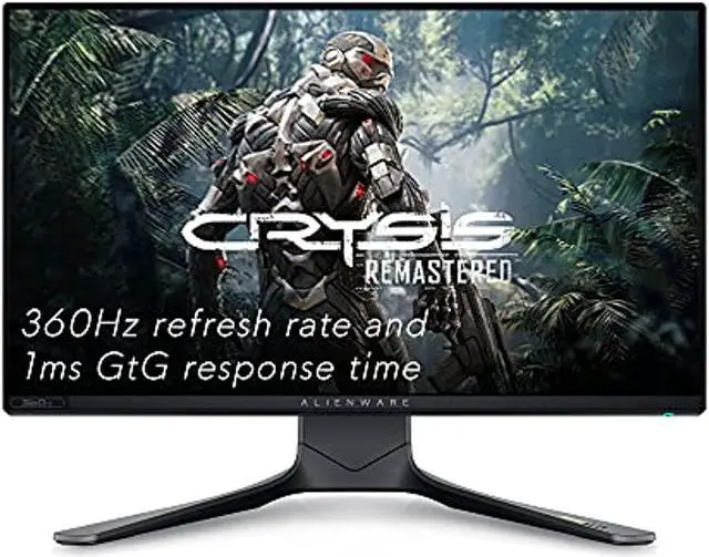 Alt view image 16 of 20 - Dell Alienware AW2521H 24.5" Full HD 1920 x 1080 360 Hz (Native with DP), 240 Hz (Native with HDMI) 1 ms (GtG) HDMI, DisplayPort, USB, Audio NVIDIA G-Sync Fast IPS Gaming Monitor