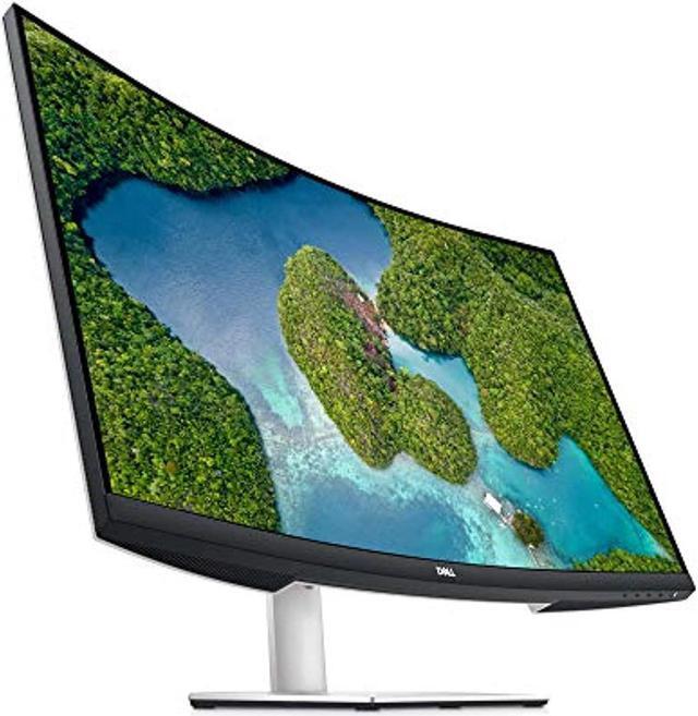 Alt view image 4 of 6 - dell s3221qs 32 inch curved 4k uhd, va ultra-thin bezel monitor, amd freesync, hdmi, displayport, built in speakers, vesa certified, silver