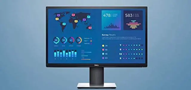 Main image of dell p2421dc 24" wqhd led lcd monitor