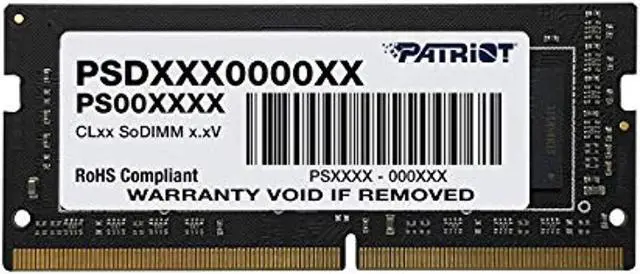 Alt view image 17 of 19 - Patriot Memory Signature 16GB DDR4 2666 (PC4 21300) CL19 1.2V 260-Pin SODIMM Memory Module - PSD416G266681S