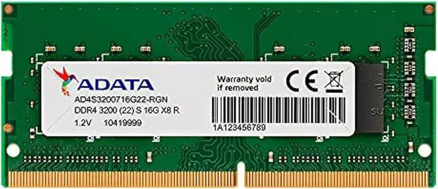 Alt view image 4 of 4 - ADATA Premier Single 8GB (1x8GB) DDR4 2666Mhz PC4-21300 260-Pin SODIMM Memory RAM Single