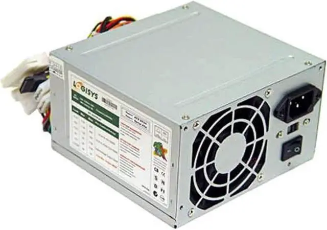 Alt view image 8 of 8 - Logisys PS480D 20/24 pin Switching 480W Power Supply
