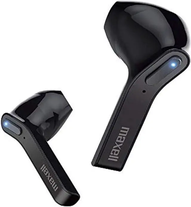 Alt view image 5 of 7 - Maxell Jelleez True Wireless Bluetooth 5.0 Earbuds - Black (199460)