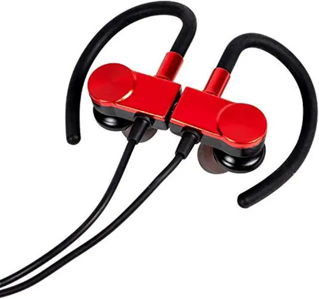 Alt view image 8 of 8 - Deco Gear Deco Gear Magnetic Wireless Sport Earbuds | Red | Carrying Case