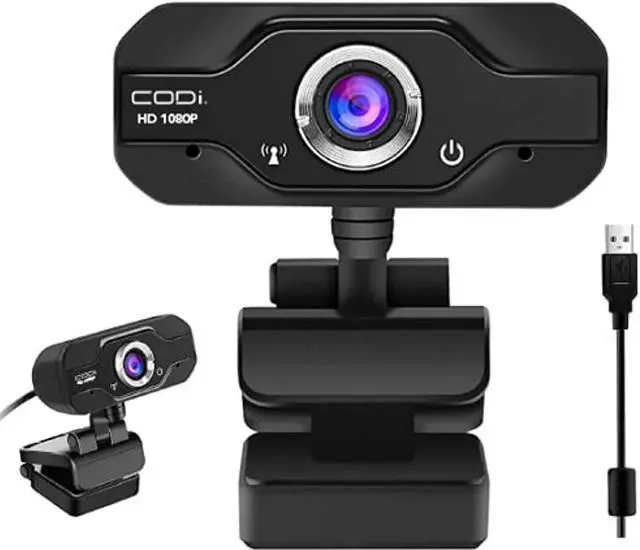 Alt view image 16 of 19 - CODi Aquila HD 1080P Fixed Focus Webcam Black (A05024)