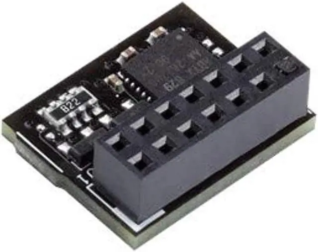 Alt view image 5 of 12 - Asus Accessory TPM-SPI SPI 14-1pin Nuvoton NPCT750 TPM2.0 Bulk Pack