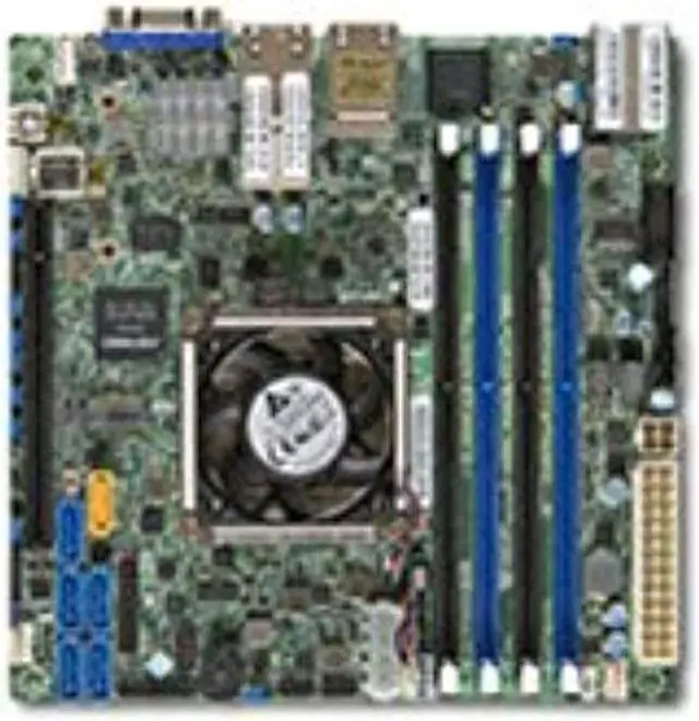 Alt view image 4 of 6 - Supermicro X10SDV-TLN4F Server Motherboard - Intel Chipset - Socket BGA-1667 - Intel Xeon D-1540 Octa-core (8 Core) 2 GHz - 1 x Bulk packaging -