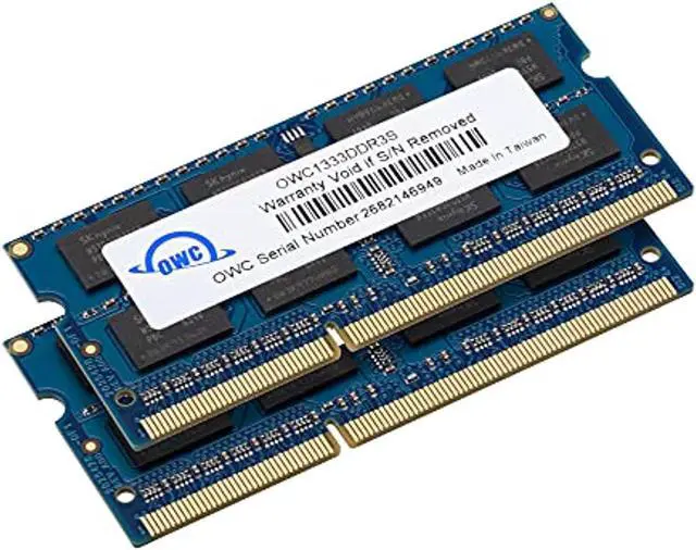 Alt view image 7 of 14 - OWC 8.0GB (2x 4GB) P1333MHz 204-Pin DDR3 SO-DIMM (PC3-10600) CL9 Memory Upgrade Kit