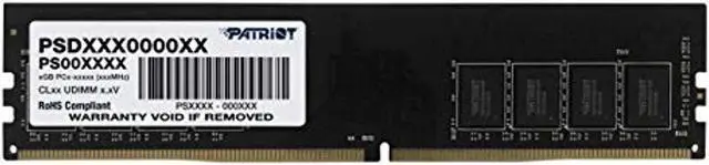Alt view image 6 of 6 - Patriot Signature Line 4GB DDR4 2400 (PC4 19200) Desktop Memory Model PSD44G240081