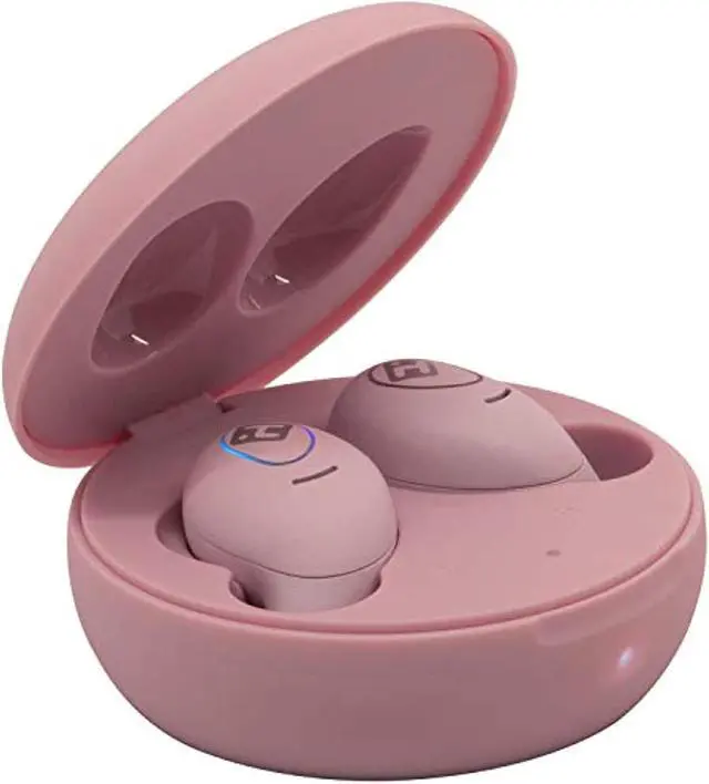 Alt view image 2 of 2 - ihome xt-59 true wireless earbuds, pink hm-au-be-200-pk