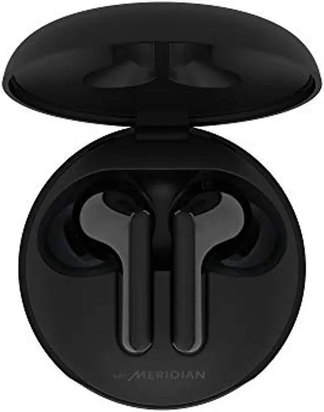 Alt view image 15 of 20 - LG TONE Free UVnano FN6 Wireless Earbuds w/ Meridian Audio - Black