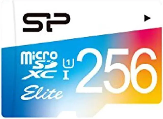 Alt view image 5 of 6 - 256GB Silicon Power Elite microSDXC CL10 UHS-1 85MB/sec Colorful Memory Card With Adapter