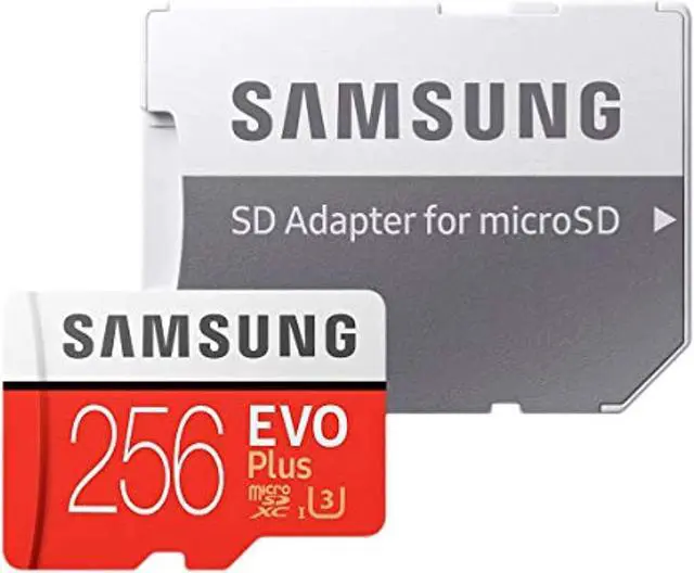Alt view image 20 of 20 - Samsung EVO Plus 256 GB microSDXC - Class 10/UHS-I (U3) - 100 MB/s Read - 90 MB/s Write