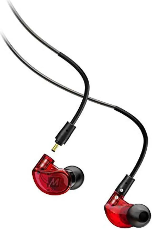 Alt view image 7 of 8 - mee audio m6 pro musicians' inear monitors with detachable cables; universalfit and noiseisolating 2nd generation red