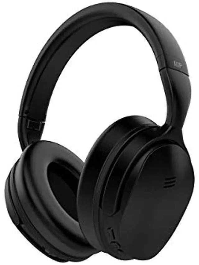 Alt view image 10 of 20 - Monoprice BT-300ANC Bluetooth Wireless Over Ear Headphones with Active Noise Cancelling (ANC) and Qualcomm aptX Audio - Black